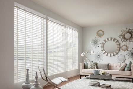 Blinds faux wood