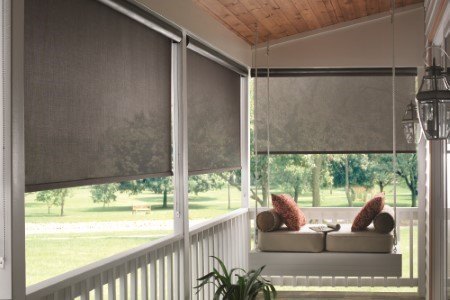 Solar shades gray